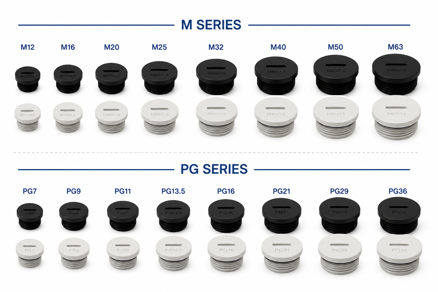 Custom and OEM blanking plugs